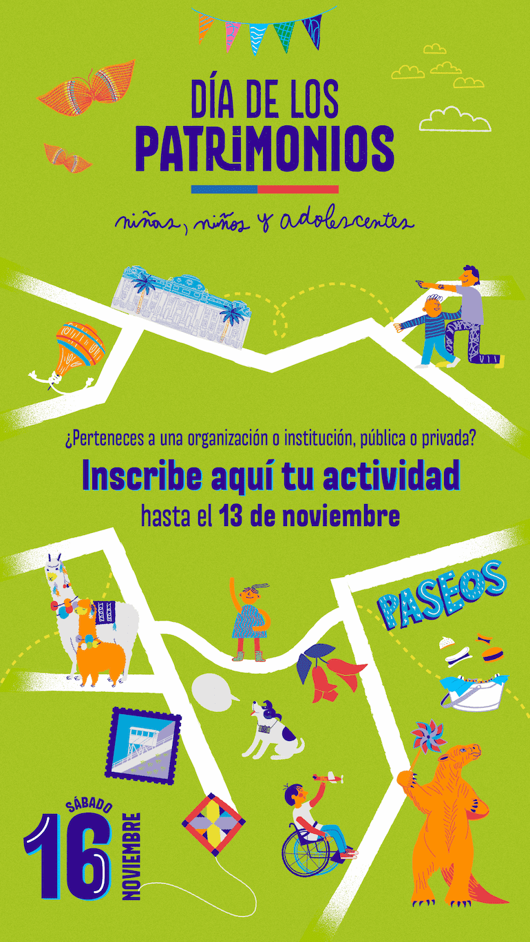 Día de los Patrimonios de Niñas, Niños y Adolescentes, Sábado 16 de noviembre de 2024