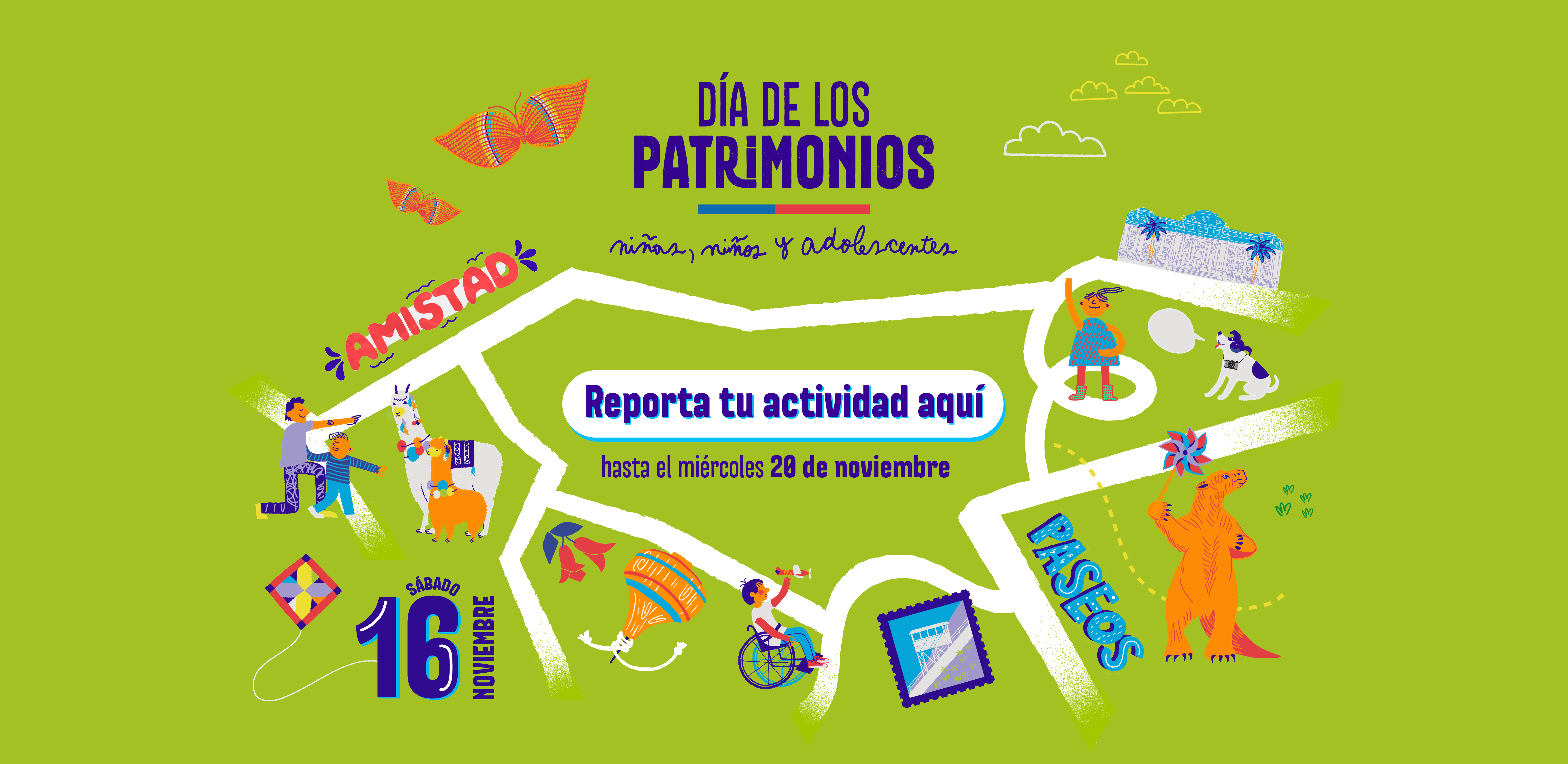 Día de los Patrimonios de Niñas, Niños y Adolescentes, Sábado 16 de noviembre de 2024