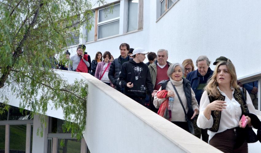 Visitantes en campus UAI