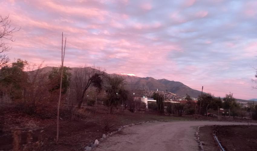 Sendero CPEIP con vista al cerro 18