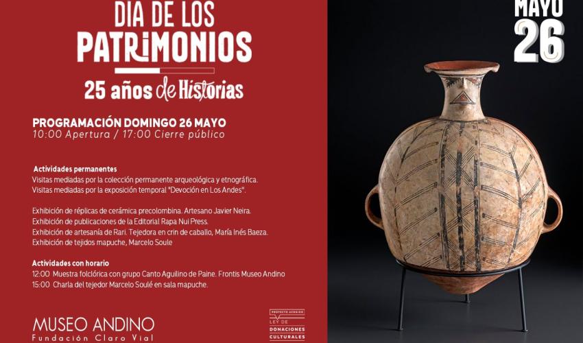 Programa del domingo 26 de mayo Museo Andino