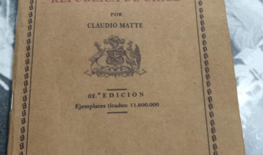 Silabario Matt ,  recurso didáctico que enseñaba a leer y a escribir, creado por el educador Claudio Matte en 1884 