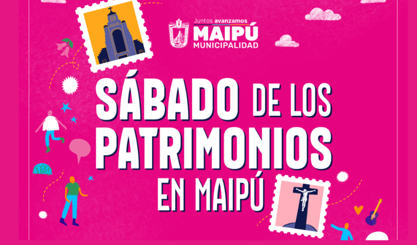 Acompáñanos el sábado 25 de mayo, en la explanada de la Plaza Maipú y conmemoremos juntos este Día de los Patrimonios <3